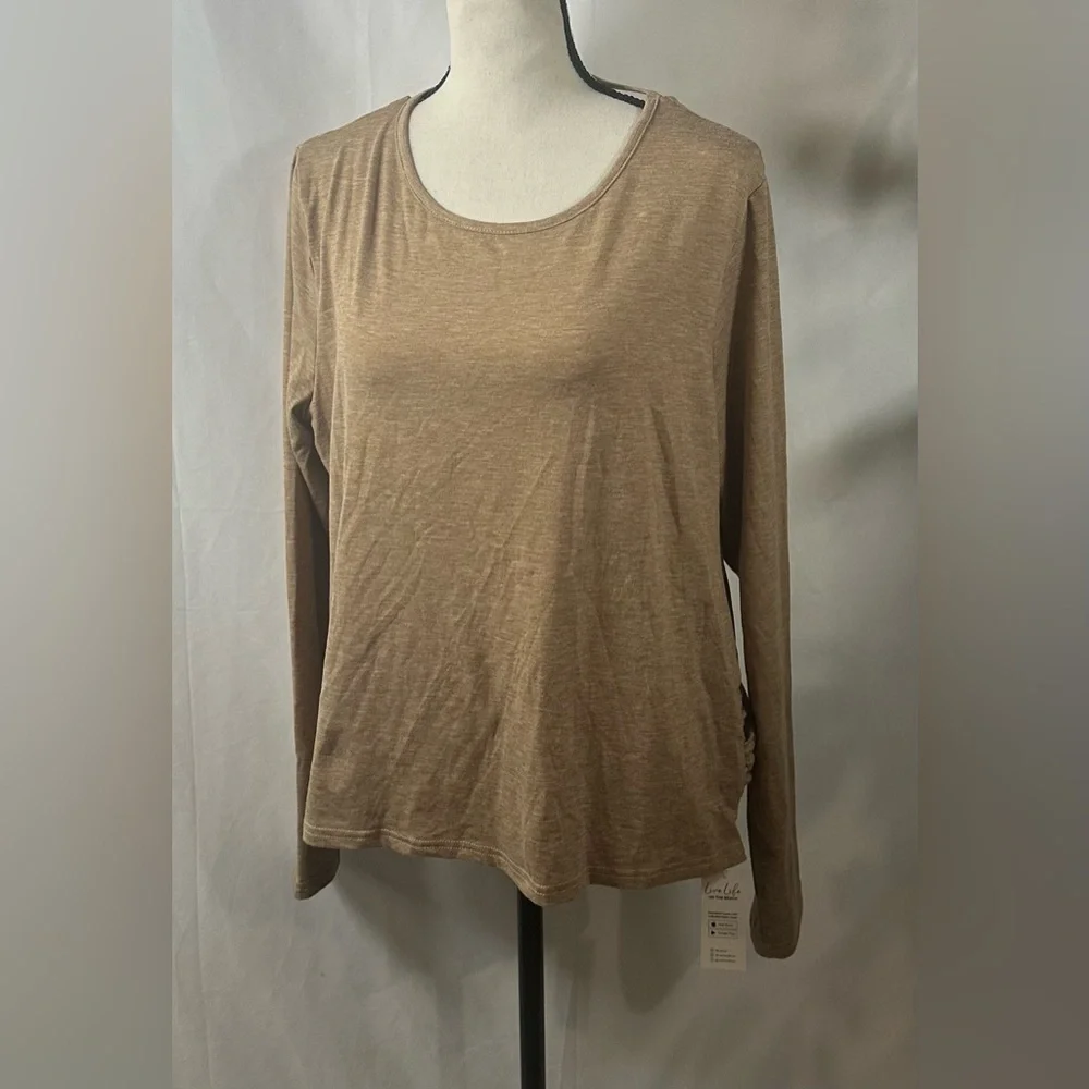 Cupshe Brown Long Sleeve Top - Picture 2 of 11